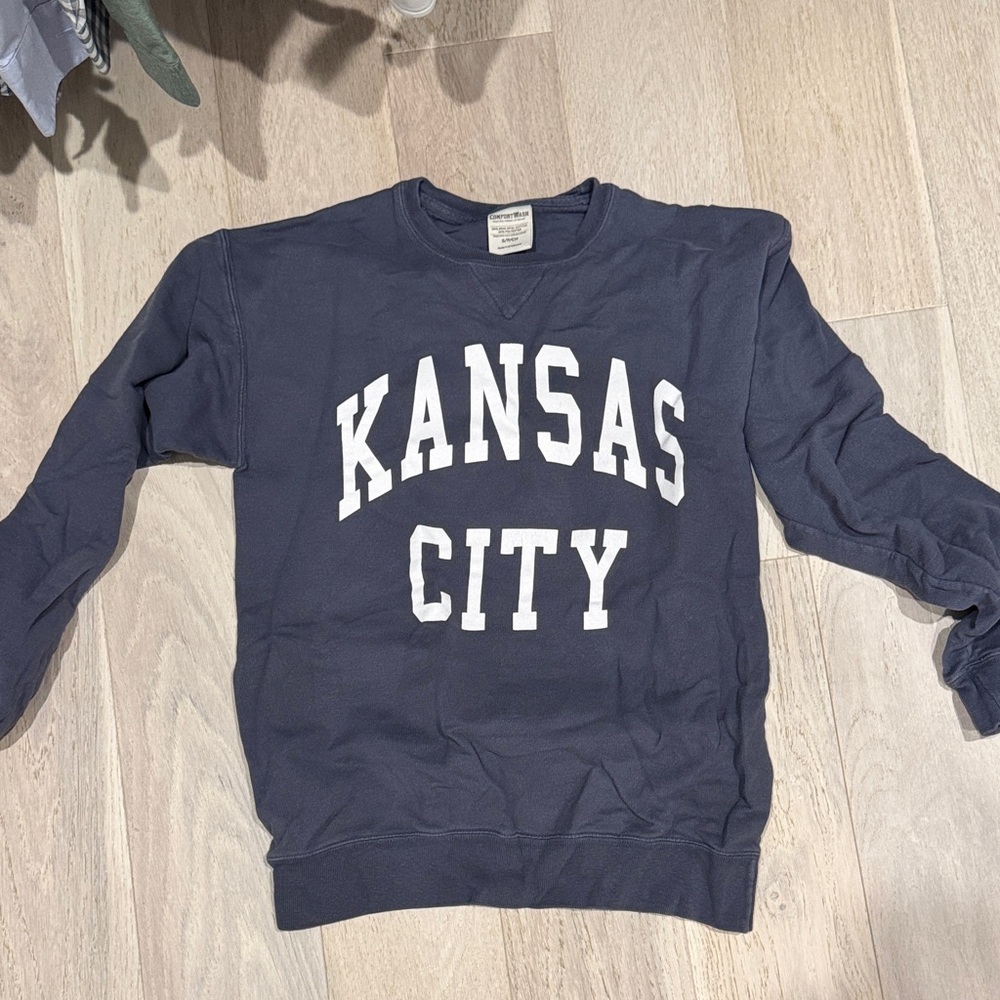 Kansas City Men's Crewneck Sweater - Navy